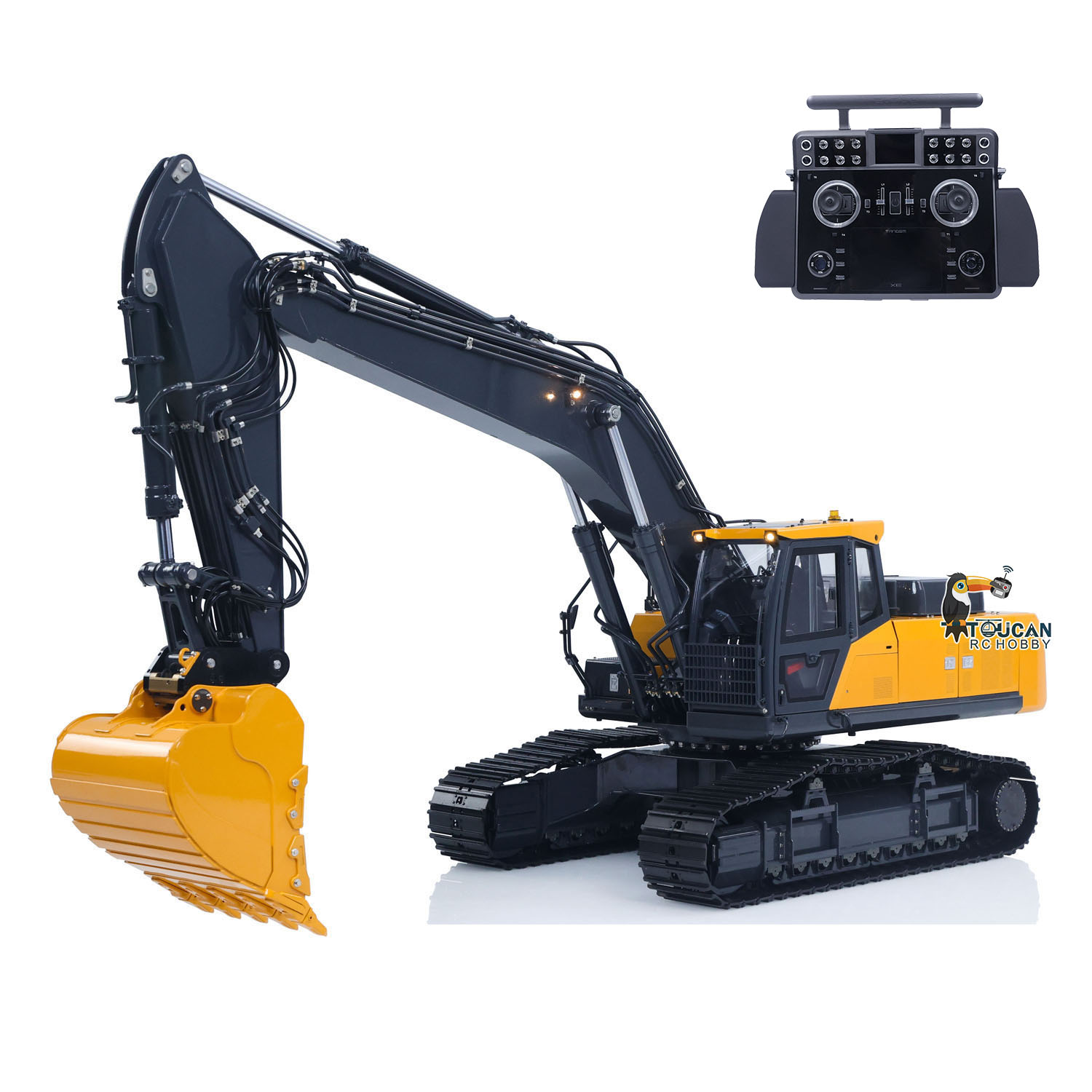 Rc Hobby Pro - حفارة هيدروليكية معدنية E400 SFROG بمقياس
