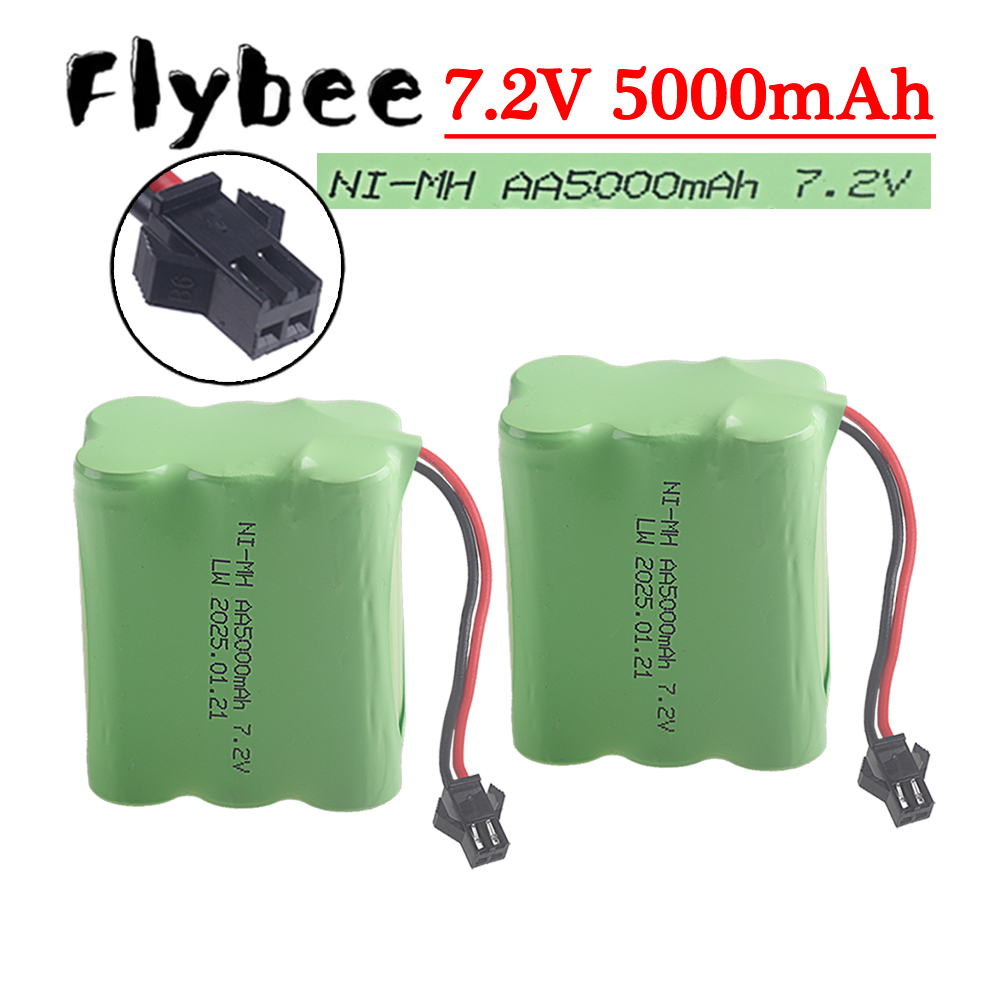 Rc Hobby Parts - (SM-2P التوصيل) 7.2 فولت 5000 مللي