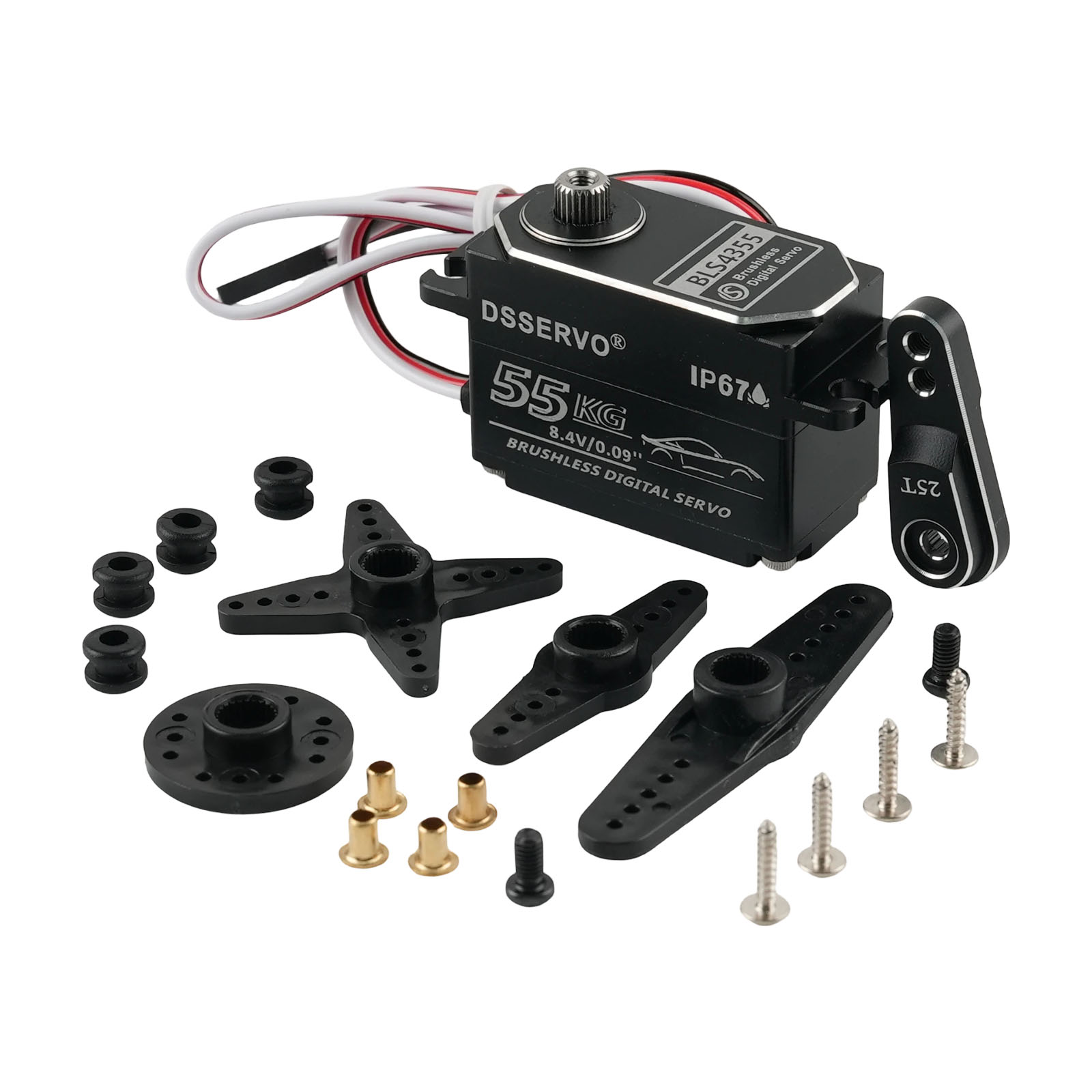 Rc Hobby Shops - سيرفو رقمي بدون فرشاة Dsservo BLS4355