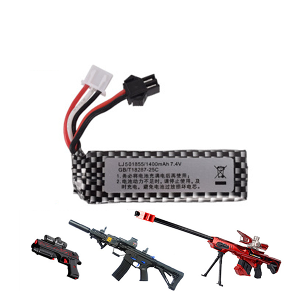 Rc Hobby Parts - 7.4 فولت 1400mah 25C 501855 يبو