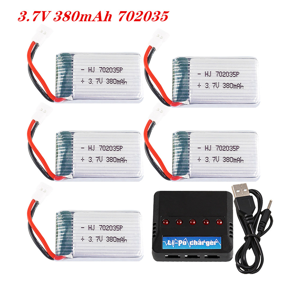 Rc Hobby Parts - 3.7V 380mah 702035 يبو بطارية قابلة