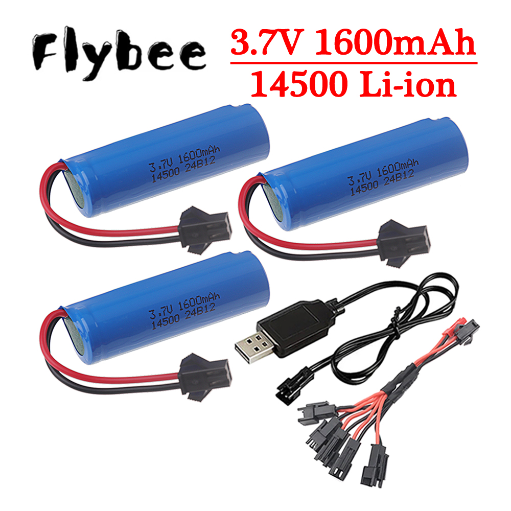 Rc Hobby Parts - الأصلي 3.7 فولت 14500 1600 مللي