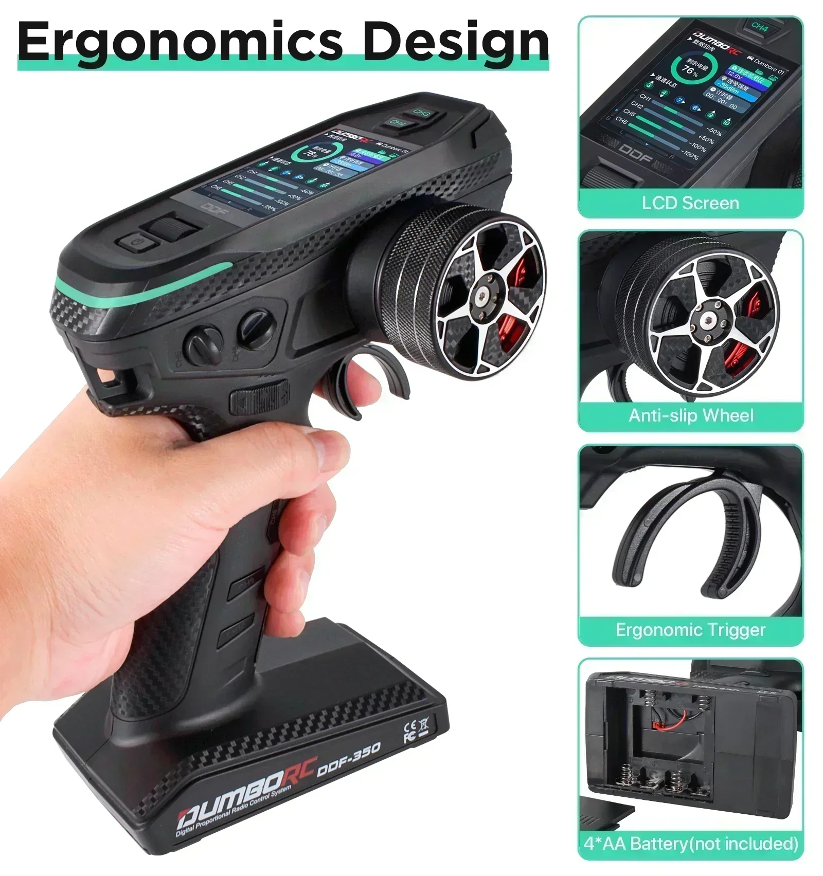 DUMBORC DDF-350 10CH RC تحكم ع - مراجعة Rc Hobby Shops وسعره