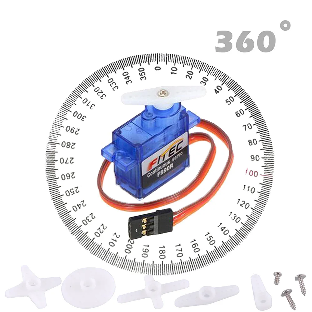 Feetech Mini FS90R مايكرو سيرف - مراجعة Rc Hobby Shops وسعره