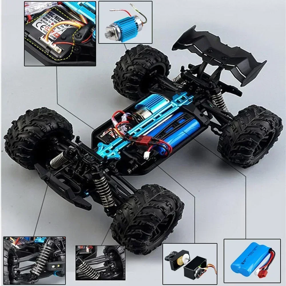 WLtoys 1:16 مقياس كبير RC سيار - مراجعة Rc Hobby Grade Car وسعره