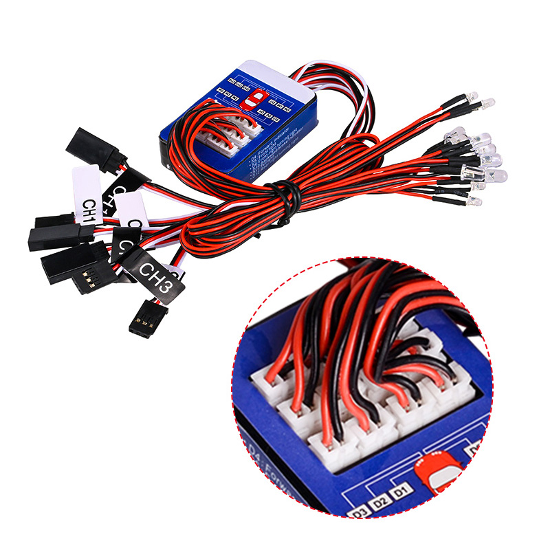 نظام إضاءة LED لسيارة التحكم ع - مراجعة Rc Hobby France وسعره