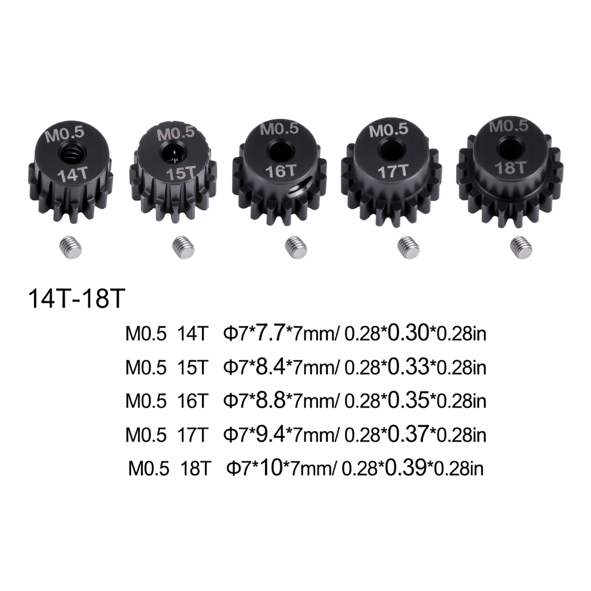 ترس معدني M0.5 بقطر 2 مم و14-1 - مراجعة Rc Hobby Shops وسعره