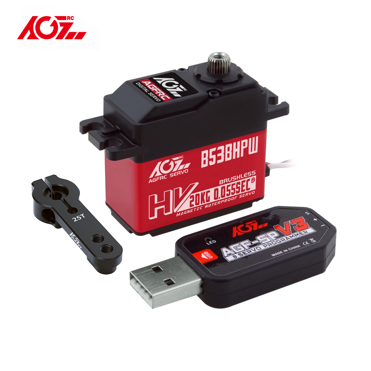 سيرفو AGFRC B53BHPW HV فائق ال - مراجعة Rc Hobby Shops وسعره