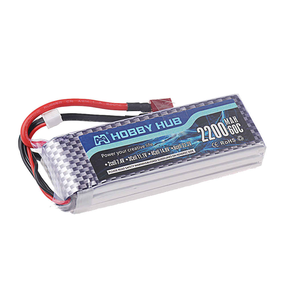 بطارية ليثيوم بوليمر 3S 11.1V  - مراجعة Rc Hobby Parts وسعره