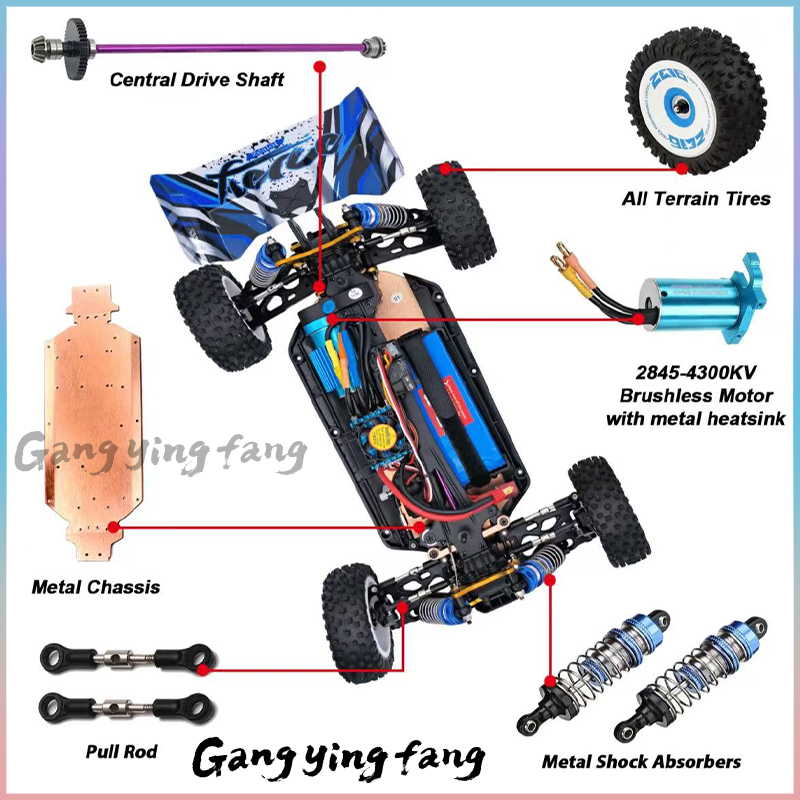 1/12 124017 Wltoys -V8 2.4G سب - مراجعة Rc Hobby Grade Car وسعره