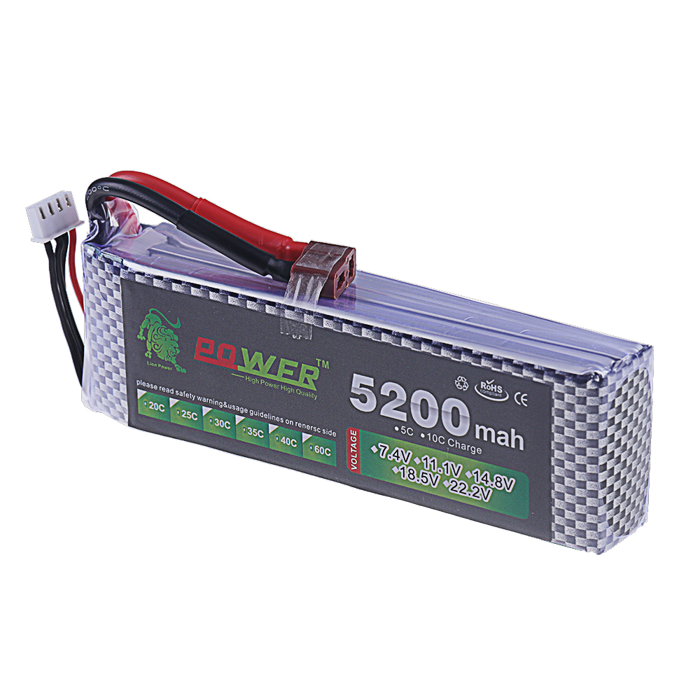 3S يبو بطارية 11.1 فولت 5200 م - مراجعة Rc Hobby Airplanes وسعره